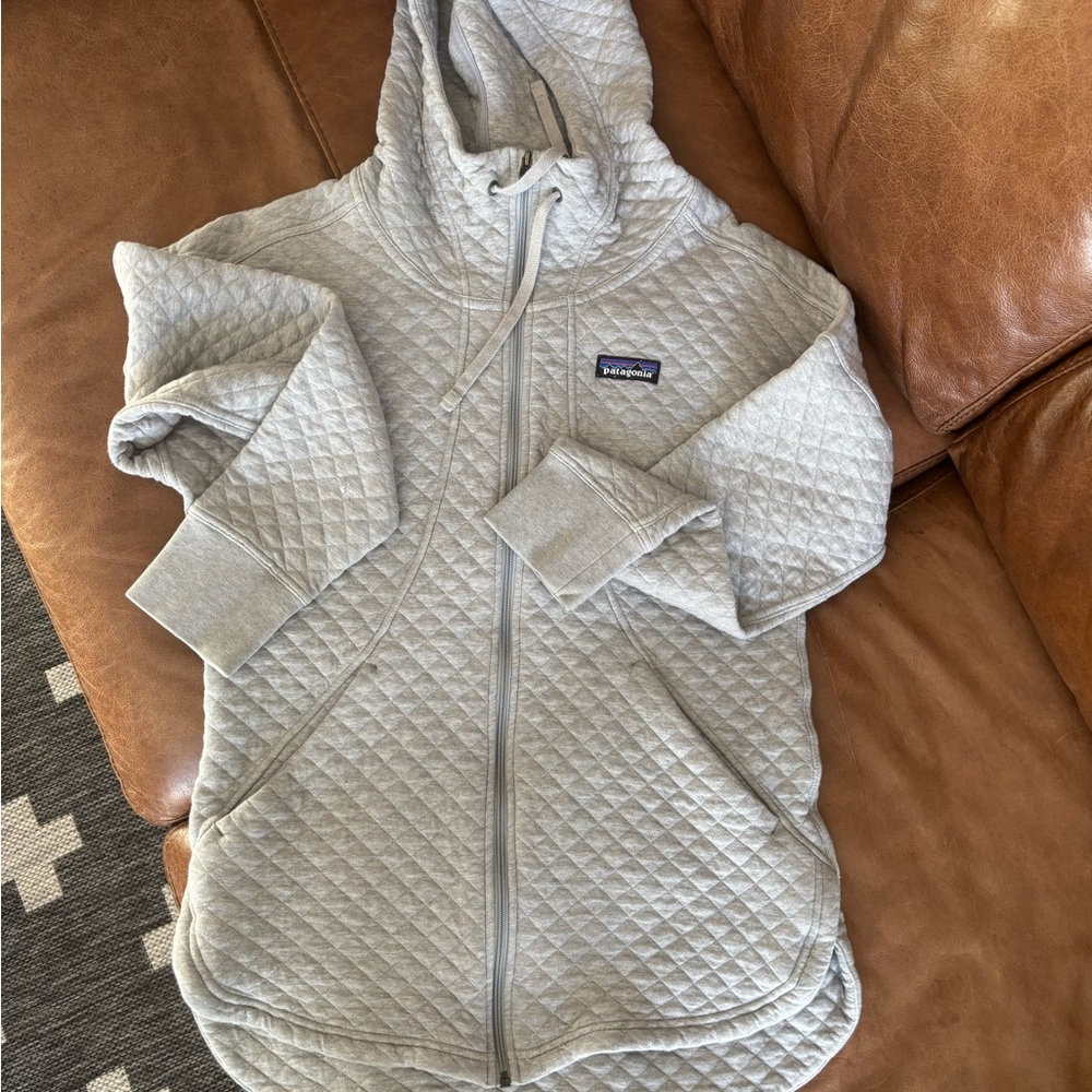 Patagonia Quilted Full‑Zip Hooded Sweatshirt